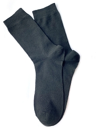Мужские носки высокие черные арт.004 / 10 пар